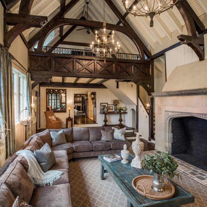 Tudor style home interior design